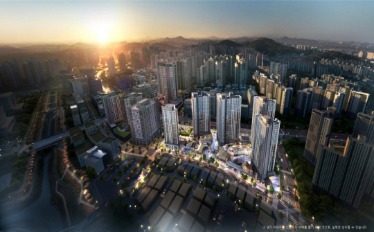 검단신도시 롯데캐슬 넥스티엘 조감도. 롯데건설 제공.